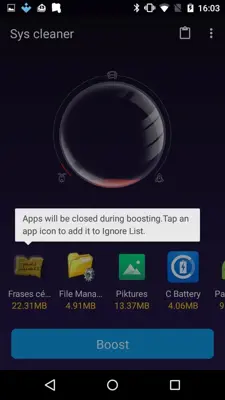 Sys cleaner android App screenshot 5
